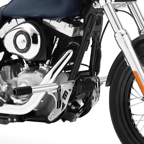 Mofun Front Highway Engine Guard Bar Bron Front Peg Crash Bar متوافق مع Harley Dyna Fat Bob Fxdf Low Rider FXDL/I Street Bob FXDB/I Wide Glide FXDWG/I 2006-2017 Models with Mid Control in Saudi Arabia
