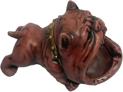 منفضة سجائر البلدغ الوردي ، منفضة سجائر رائعة للاستخدام الداخلي في الهواء الطلق ، ديكور المنزل in Saudi Arabia