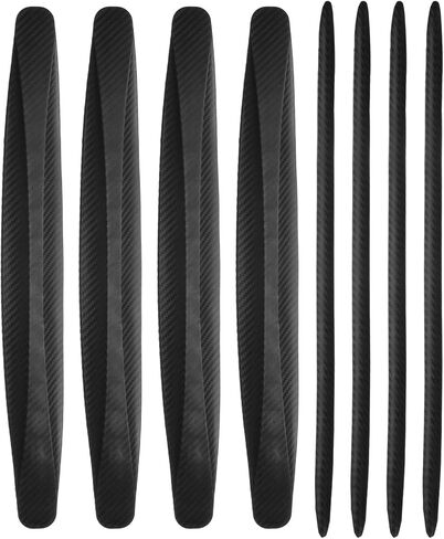 Harfington 8pcs Car Car Pumper Strip Strip anti-jollision anti-scratch pumper protector trim Universal Front and الخلفي واقي زاوية للسيارات SUV Pickup Truck ، Black in Saudi Arabia