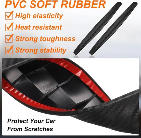 Harfington 8pcs Car Car Pumper Strip Strip anti-jollision anti-scratch pumper protector trim Universal Front and الخلفي واقي زاوية للسيارات SUV Pickup Truck ، Black in Saudi Arabia