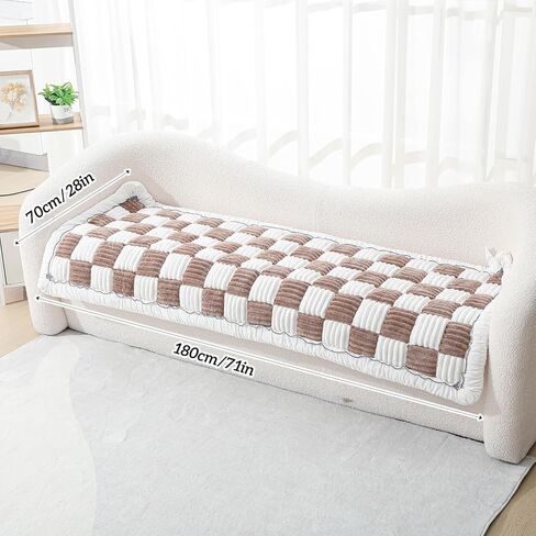 Pet Couch Cover Plaid Dog Bed Mat Furniture Anti Slip Bottom Couch Cover for Dogs Washable Dog Couch Protector Friendly Sofa Covers for Dogs 59 * 28 Inch in Kuwait