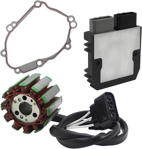 Motorcycle Voltage Regulator Rectifier+Magneto Stator Coil +Engine Cover Gasket For FZ1 FZ8 N NA SA S FZ8-SA 5VY-15451-00 in Saudi Arabia