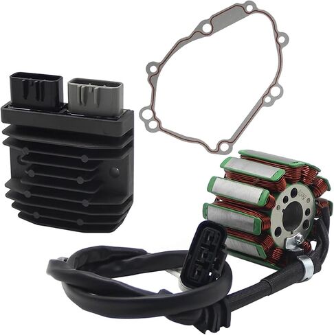 Motorcycle Voltage Regulator Rectifier+Magneto Stator Coil +Engine Cover Gasket For FZ1 FZ8 N NA SA S FZ8-SA 5VY-15451-00 in Saudi Arabia