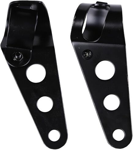 XMT-Moto Chrome Mount Bracket Fork Ear Motorcycle Bobber Cafe Racer 28/13/34mm in Saudi Arabia