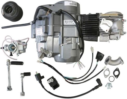 Lifan 140cc محرك المحرك لـ XR50 CRF50 XR CRF 50 70 ATC70 Dirt Pit Pike Motorcycle | N1234 GEAR 4 محرك سباق السكتة الدماغية in Kuwait