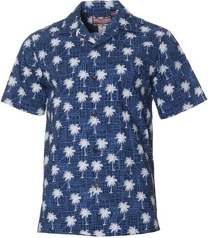RJC Men's Palm Trees Traditional Aloha Haiwaiian Shirt in Saudi Arabia