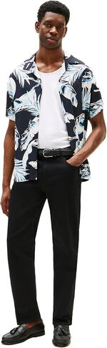 Tommy Hilfiger Short Sleeve Lightweight Regular Fit, Men's Casual Button Down Summer Shirts in Saudi Arabia