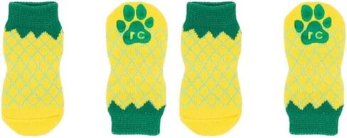 RC Pet Products Fun PAWks Anti-Slip, Stylish, Functional, Protective Dog Socks | Small, Pineapple in Kuwait
