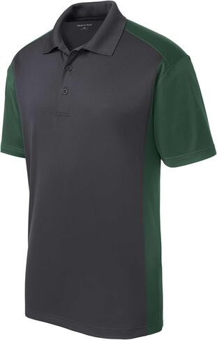 Sport-Tek للجنسين Colorblock Micropique Sport-Wick Polo | قميص قصير الأكمام للرجال والنساء in Saudi Arabia