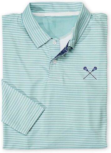 Lacrosse Long Sleeve Polo Shirts | Lax Performance Polo | Youth & Adult Sizes in Saudi Arabia