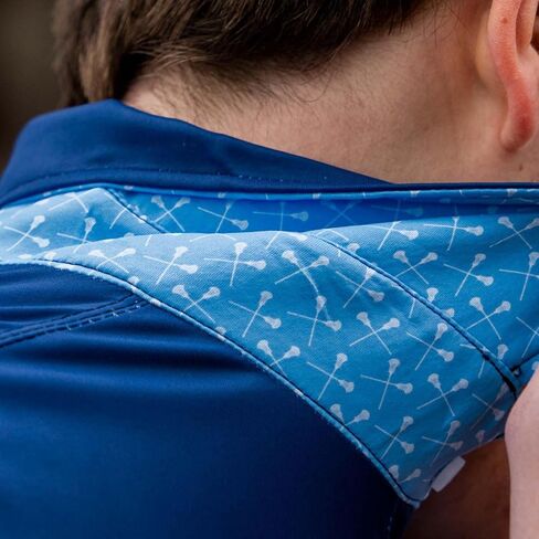 Lacrosse Long Sleeve Polo Shirts | Lax Performance Polo | Youth & Adult Sizes in Saudi Arabia