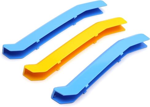 iJDMTOY Exact Fit Sweden Flag Color Grille Decoration Insert Trims Compatible With Volvo 2022-up LCI XC60 Vertical Front Grill (Color: Blue/Yellow/Blue) in Saudi Arabia