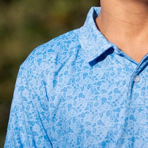 Lacrosse Long Sleeve Polo Shirts | Lax Performance Polo | Youth & Adult Sizes in Saudi Arabia