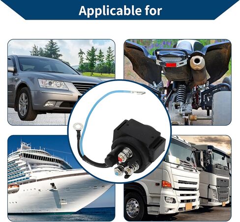 ترحيل السيارات لـ Suzuki 35-150HP 88-01 ترحيل السيارات المضاد للماء مع مآخذ الأسلحة 1 PC أسود in Saudi Arabia