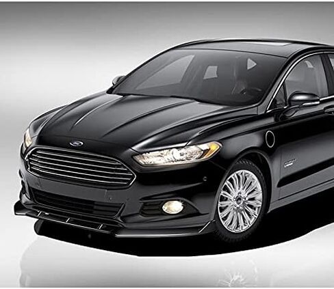 9pcs Combo Front Bumper Body Kit Lip + Side Skirt Extensions Diffuser Compatible with 2013-2016 Ford Fusion/Mondeo 2014 2015 (Painted Black) in Saudi Arabia