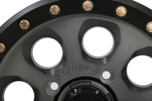 System 3 SB-7 Beadlock 15x7 ATV/UTV Wheel - Titanium (4/137) 5+2 [15S3-7637] in Saudi Arabia