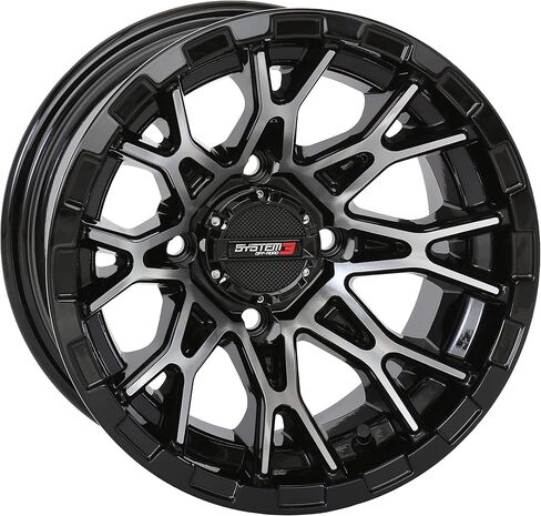 System 3 ST-6 12x7 ATV/UTV Wheel - Dark Tint (4/110) 2+5 [12S3-6111] in Saudi Arabia