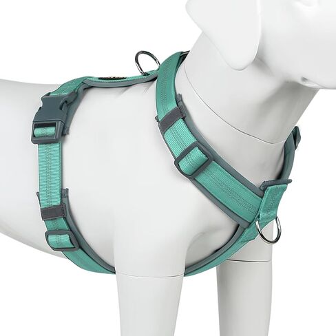 Plutus Pet No Pull Dog Harness, Adjustable Nylon Harness with Soft Padding in Kuwait