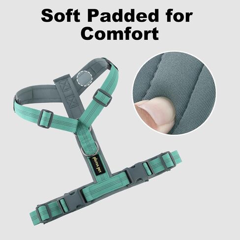 Plutus Pet No Pull Dog Harness, Adjustable Nylon Harness with Soft Padding in Kuwait