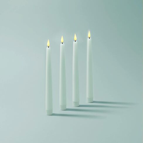 شموع لامبلاست عديمة اللهب، 9 بوصة، 6 عبوات، شموع باستيل متعددة الألوان مع لهب وامض LED، شمع حقيقي، بطاريات وجهاز تحكم عن بعد متضمن، شموع عديمة اللهب، ديكور ربيعي للمنزل والزفاف in Kuwait
