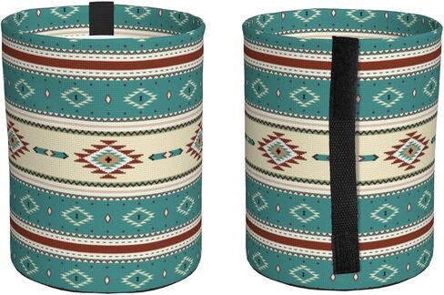 Native Indian Western Tribal Car Trash Can Collapsible Garbage Can,Hanging Trash Bag Water Proof with Suitable for Storage for Car Interiors,Home in Kuwait