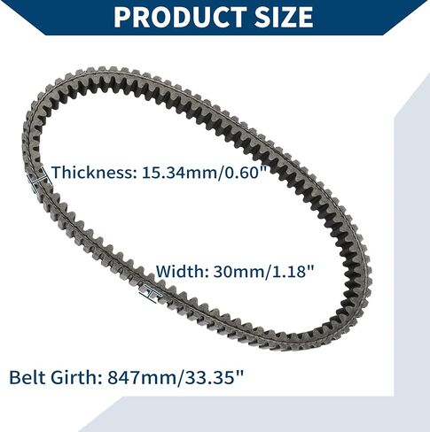No.590110003 ATV UTV Drive Belt for Kawasaki KFX700 2004-2009 V-Belt in Saudi Arabia
