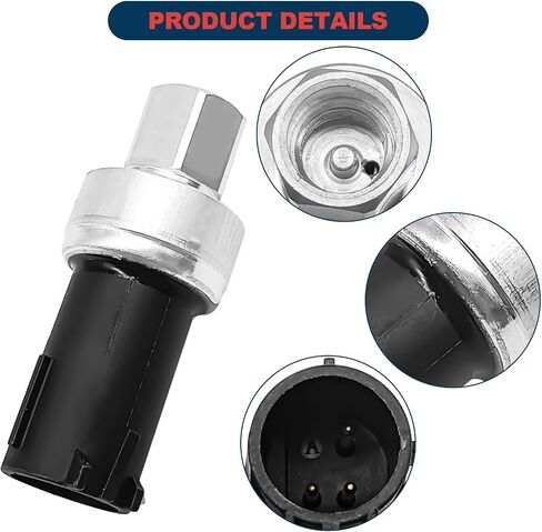 مفتاح استشعار ضغط مكيف الهواء القابض متوافق مع FD F150 2007-2010 ، LINC0LN LS 2000-2006 وما إلى ذلك ، يحل محل OE# 4673935 ، 6F9319D594AA ، 6F9Z19D594AA in Saudi Arabia