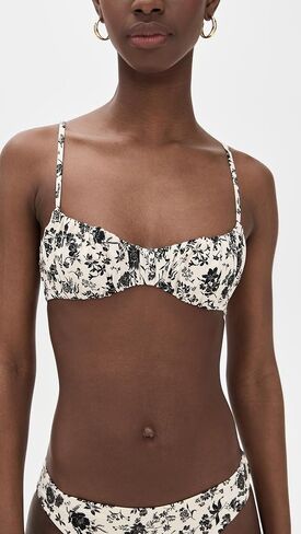 Ulla Johnson Women's Naomi Ruched Bikini Top in Saudi Arabia