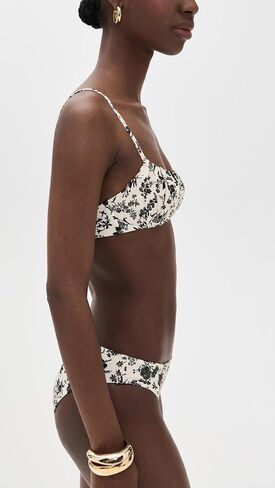 Ulla Johnson Women's Naomi Ruched Bikini Top in Saudi Arabia