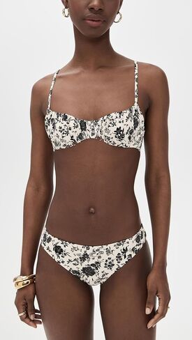 Ulla Johnson Women's Naomi Ruched Bikini Top in Saudi Arabia