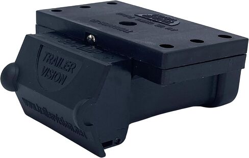 Trailer Vision 50A Battery Boxes Quick Connector Protective Cover Mount Fits Gauge 6-12 AWG 50 Amp Anderson Plug Assembly - Recovery Winch Jumper Cable Trailer Forklift Truck Solar UTV RV 4WD (Black) in Saudi Arabia