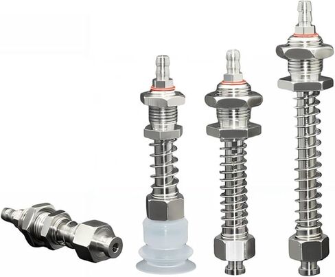 TS Metal Pneumatic Vacuum Suction Cup Metal Buffer Connecting Rod 1Pcs(TS-M12-L60-11) in Saudi Arabia
