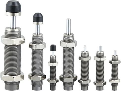 Hydraulic Shock Absorber Adjustable Pneumatic Hydraulic Buffer RB0805 RB0604 With Cap RB0806 RB2015 RBC1412 RBC2015/RB RBC 1Pcs(RBC0604) in Saudi Arabia
