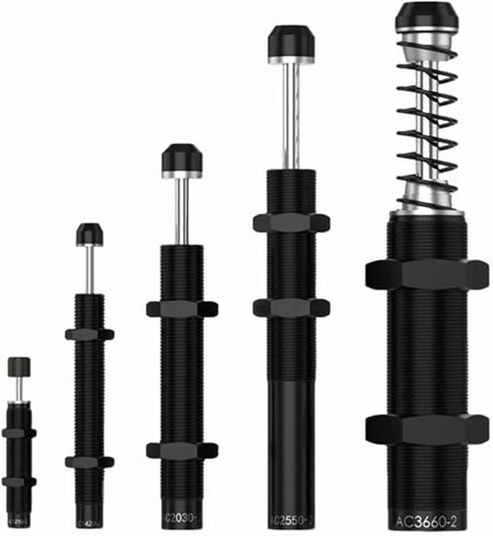 AC Oil Buffer Pneumatic Hydraulic Shock Absorber Damper AC0806 AC1008 AC1210 AC1410 AC1412 AC1415 AC1416 AC1425 AC2575 1Pcs(AC1210,-2 (Medium speed)) in Kuwait