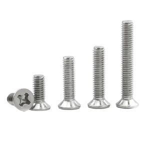 Stainless Steel Mini Laptop Screws M1.2 M1.4 M1.6 M2 M2.5 - Phillips Flat Head Micro Screws for Repair Computer Laptops (4 mm, M2.5 50pcs) in Kuwait