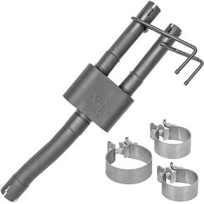 TOTALFLOW 442633 Black 1-Chamber Muffler 09-18 1500 Direct Fit Exhaust 2009-2018 Dodge Ram 1500-409 Stainless Steel (Single Chamber Muffler) in Saudi Arabia