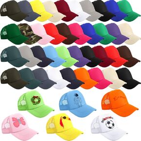 45 PCS Kid Trucker Hats Sublimation Caps Baseball Caps قبعات شبكية فارغة قابلة للتعديل للأطفال in Kuwait