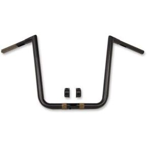 La Choppers Gloss Black 10 "Twin Peaks 1 1/4" المقاود - أسود - LA -7312-61B in Kuwait