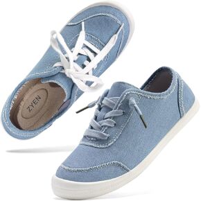 Zyen Women's Fashion Sneakers Arch Arch Support Walking Women Canvas Sneakers للنساء غير القسيمة أحذية غير رسمية كلاسيكية تناسب أعلى 5-11 in Kuwait