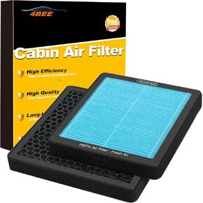 CF10285 CP285 مرشح هواء المقصورة مع الكربون المنشط ، متوافق مع تويوتا كامري ، RAV4 ، هايلاندر ، كورولا ، 4runner ، سيينا ، التندرا ، بريوس ، لكزس ، سوبارو أوتاك ، سليل ، لاند روفر ، جاكوار ، بونتاك in Saudi Arabia