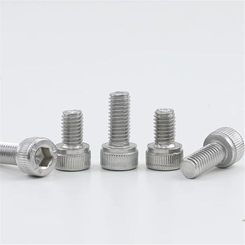 Allen Screw with Hexagon Socket, Stainless Steel M1.6 M2 M2.5 M3 M4 M5 M6 Allen Screw DIN912 (50 mm, M8 5 Pieces) in Kuwait