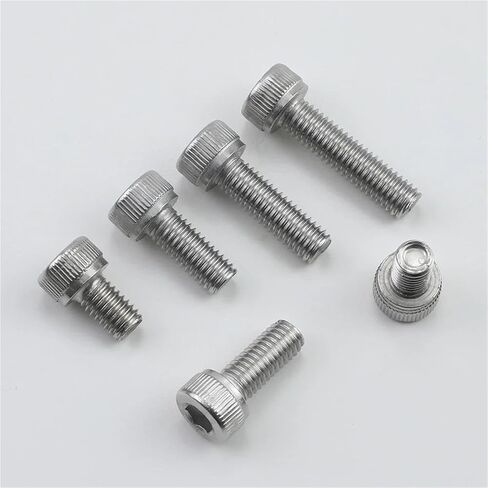 Allen Screw with Hexagon Socket, Stainless Steel M1.6 M2 M2.5 M3 M4 M5 M6 Allen Screw DIN912 (50 mm, M8 5 Pieces) in Kuwait