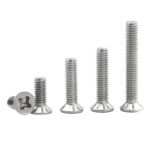 Stainless Steel Mini Laptop Screws M1.2 M1.4 M1.6 M2 M2.5 - Phillips Flat Head Micro Screws for Repair Computer Laptops (4 mm, M2.5 50pcs) in Kuwait