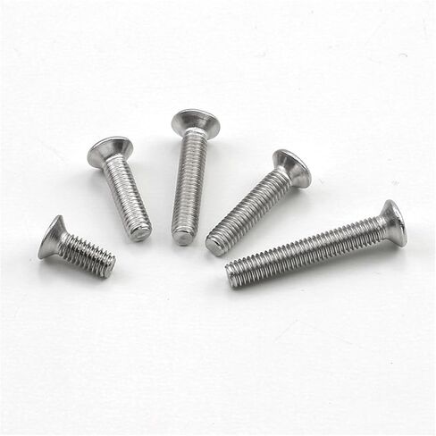 Stainless Steel Mini Laptop Screws M1.2 M1.4 M1.6 M2 M2.5 - Phillips Flat Head Micro Screws for Repair Computer Laptops (4 mm, M2.5 50pcs) in Kuwait