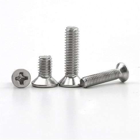 Stainless Steel Mini Laptop Screws M1.2 M1.4 M1.6 M2 M2.5 - Phillips Flat Head Micro Screws for Repair Computer Laptops (4 mm, M2.5 50pcs) in Kuwait