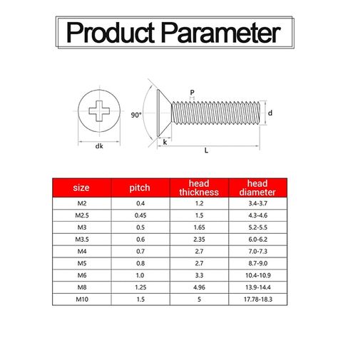 Stainless Steel Mini Laptop Screws M1.2 M1.4 M1.6 M2 M2.5 - Phillips Flat Head Micro Screws for Repair Computer Laptops (4 mm, M2.5 50pcs) in Kuwait