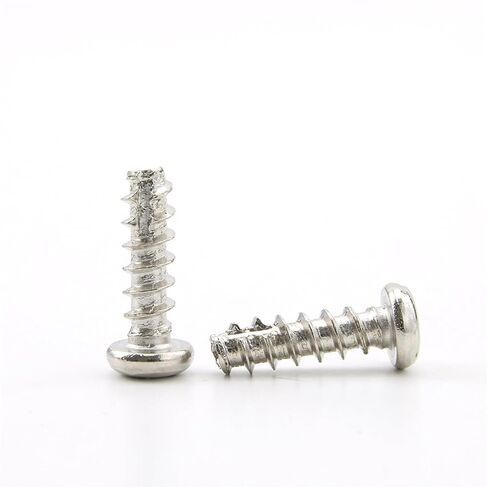40-100 Pieces Nickel Plated Self Tapping Screws M2 M2.3 M2.6 M3 M3.5 M4 - Cross Round Head Machine Screws (20mm, M4 40pcs) in Kuwait