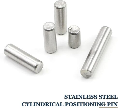 2-55pcs Cylinder Pins Metal Dowel Pins M2 M2.5 M3 M4 M5 M6 M8 M10 Stainless Steel Localization Parallel Pins Solid Lock Pin(M6 5pcs,35mm) in Saudi Arabia
