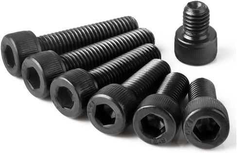 M3 M4 M5 Socket Cap Screws Set Metric Thread Socket Cap Screw Machine Allen Nut Assortment Black Steel Alloy 12.9 Grade in Kuwait