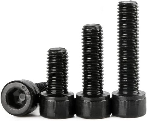 M3 M4 M5 Socket Cap Screws Set Metric Thread Socket Cap Screw Machine Allen Nut Assortment Black Steel Alloy 12.9 Grade in Kuwait